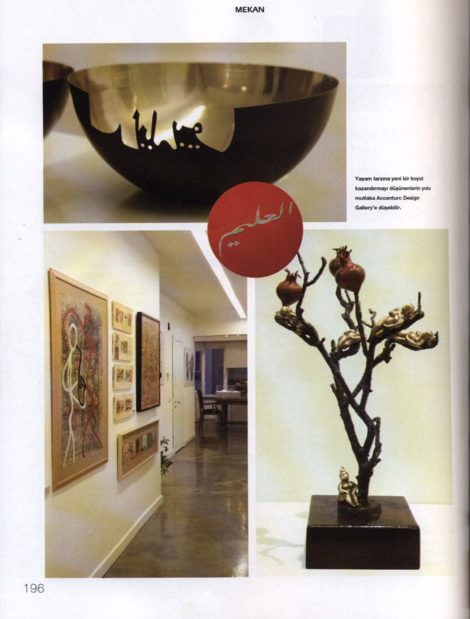Coverage on aCCenturC Design Gallery at "Marie Claire Maison "Magazine